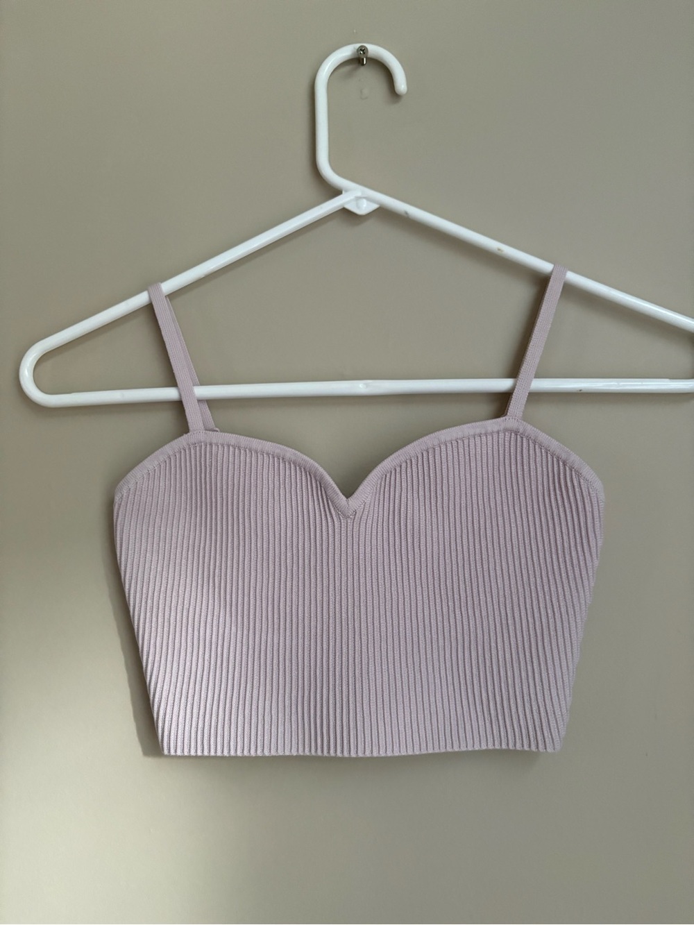 Aritzia Babaton New Sculpt Knit Sweetheart Tank pink size XS